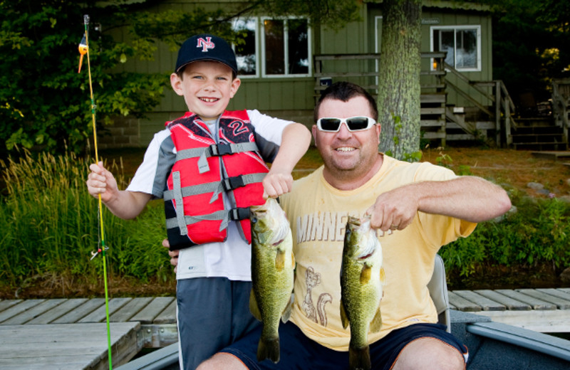 Fishing at Broadwater Lodge.