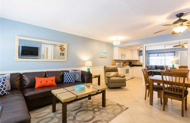 Rental interior at Surf Song Resort Condominiums.