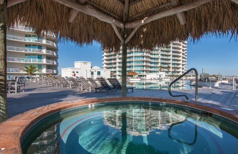 Hot tub at Caribe Resort.