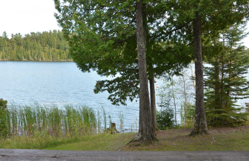 Lake view at Manotak Lodge.