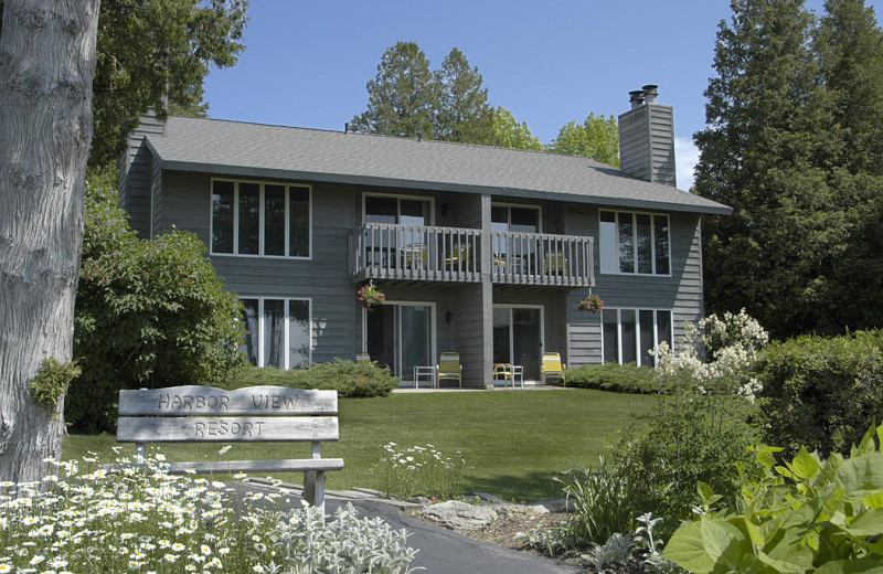 Exterior view of Harbor View Resort.