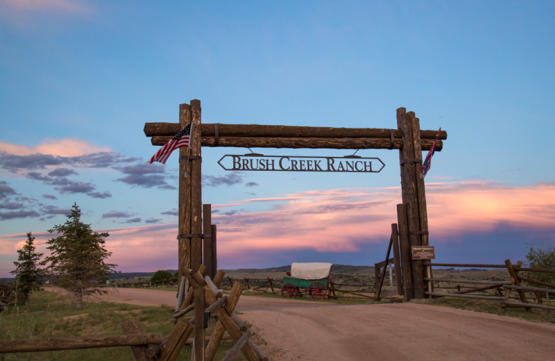 Exterior view of Brush Creek Ranch.