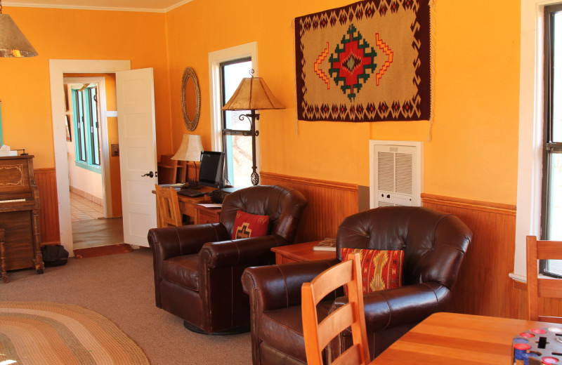 Guest room at Circle Z Ranch.