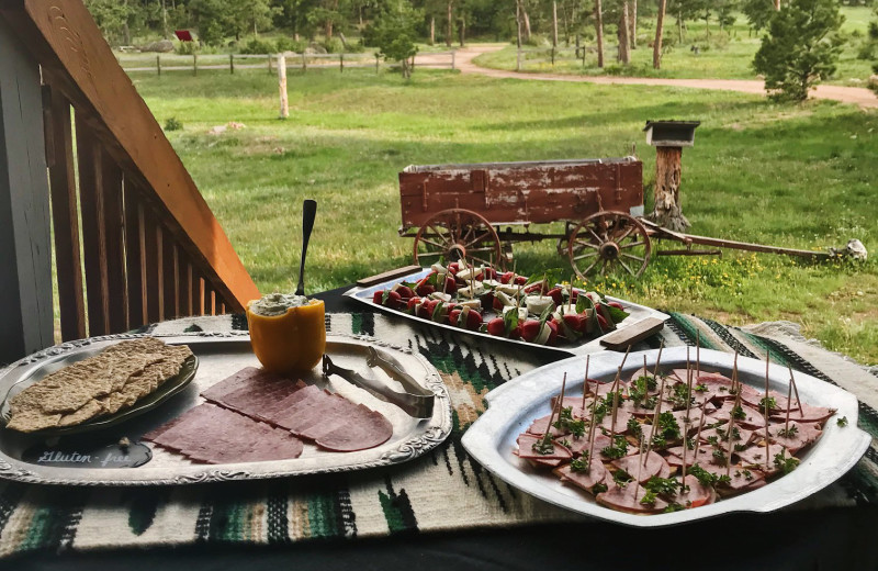 Dining at Sundance Trail Guest Ranch.