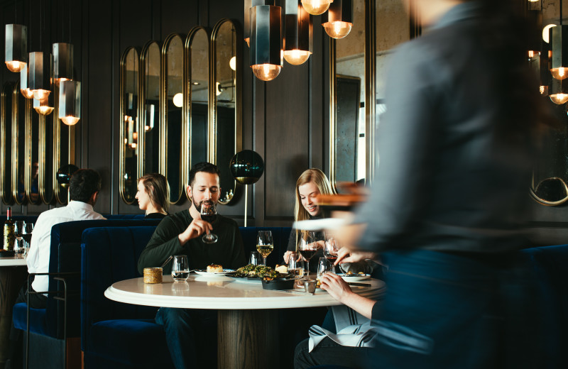 Dining at Fairmont Tremblant Resort.