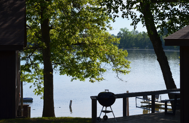 Lake view at Bay View Lodge.