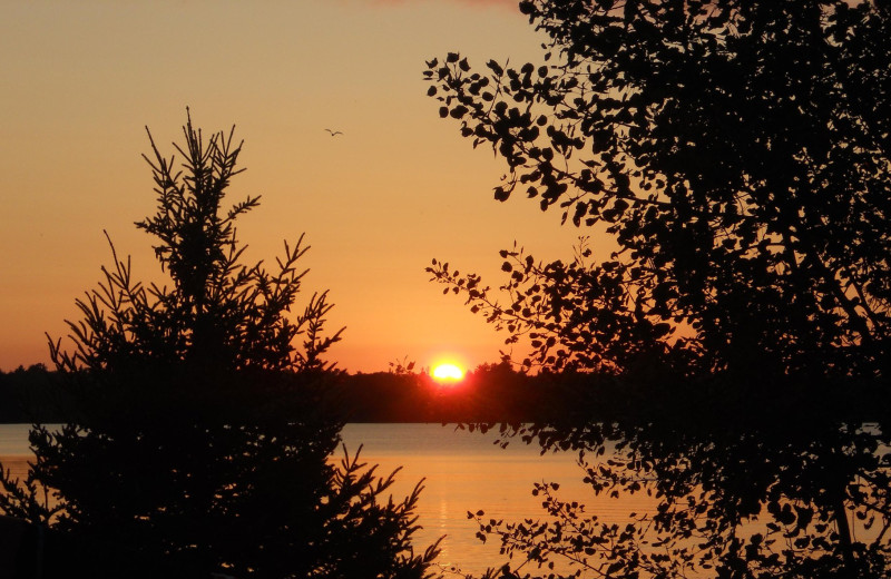 Sunset at Buckhorn Resort.