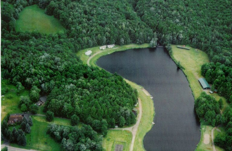 Aerial View of Lake Genero