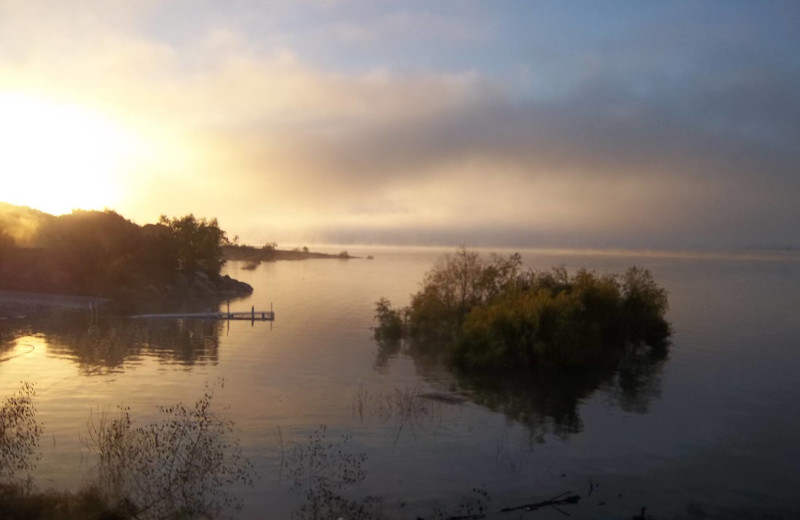 Lake view at Lakeside Lodge on East Lake Buchanon.