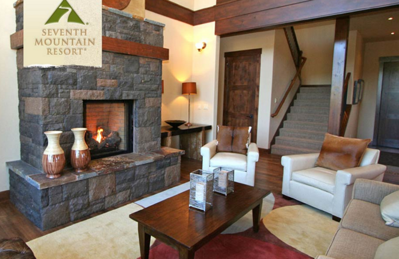 Townhome Living Room at Seventh Mountain Resort 