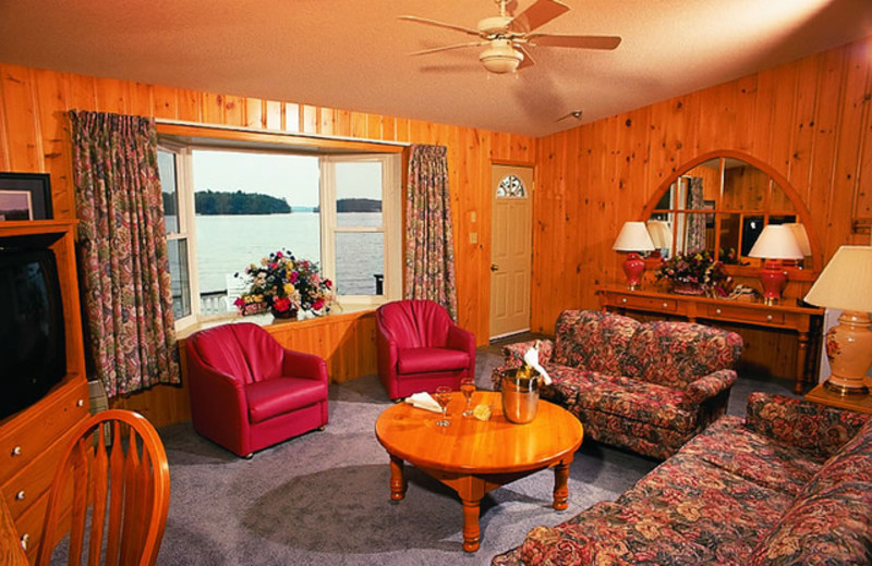 Cottage interior at Clevelands House.