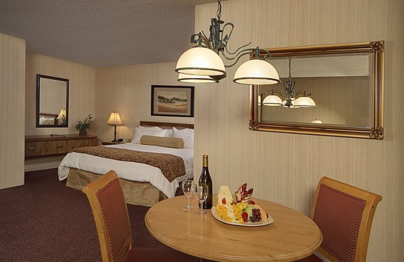Guest room at Southfork Hotel.