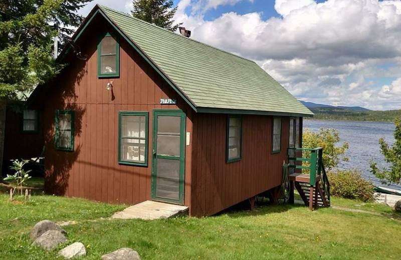 Cabin exterior at Grant's Camps.