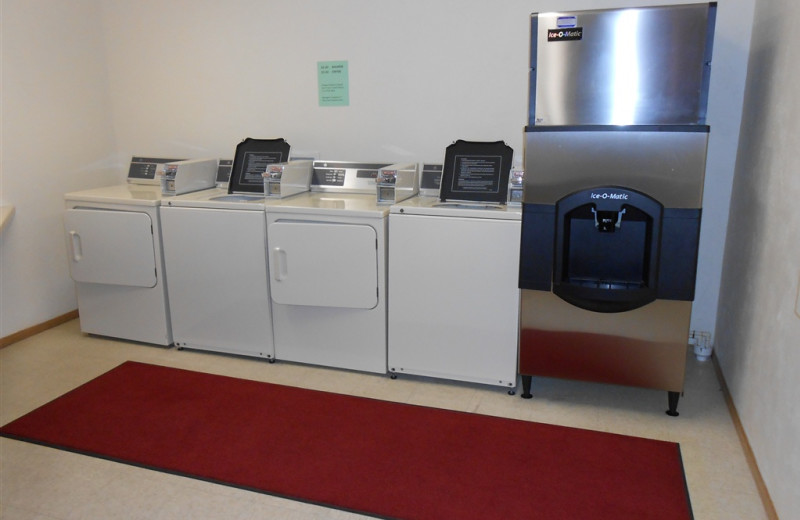 Laundry facilities at Pheasant Park Resort.