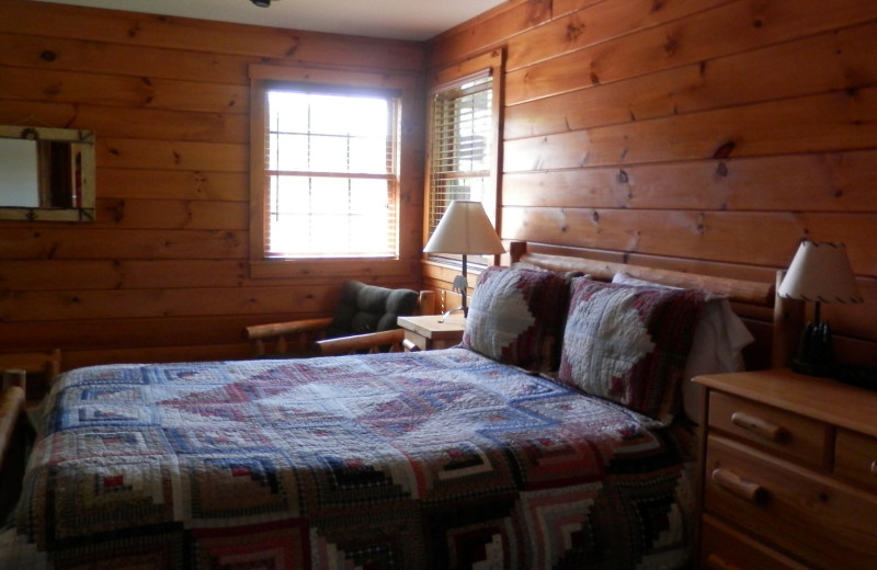 Guest room at Glen Lodge 