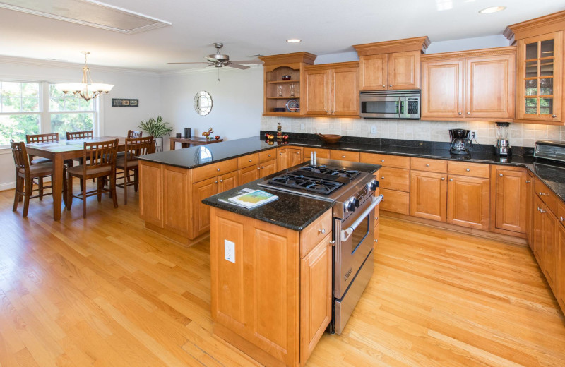 Rental kitchen at Atkinson Realty.