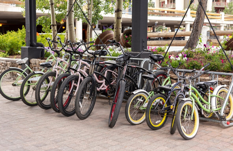 Biking at Red Wolf Lodge at Squaw Valley Condos.