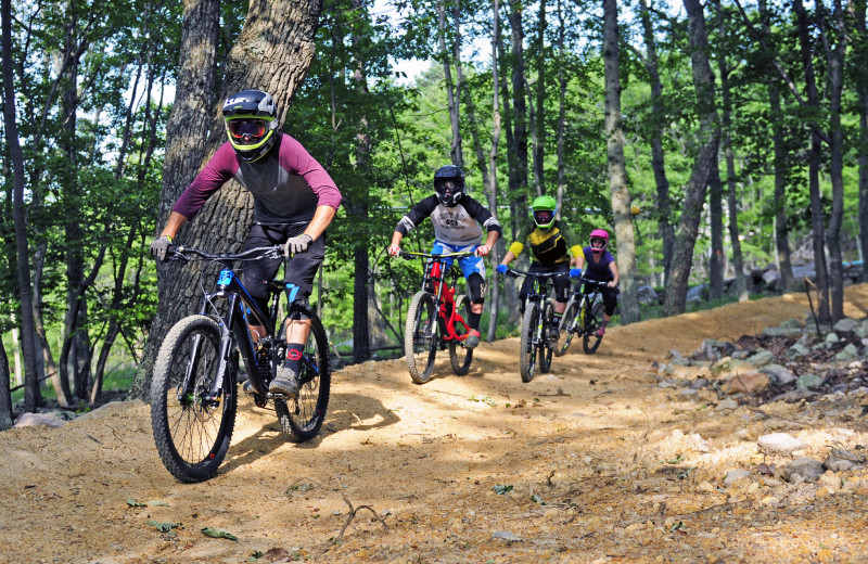 Biking at Massanutten Resort.