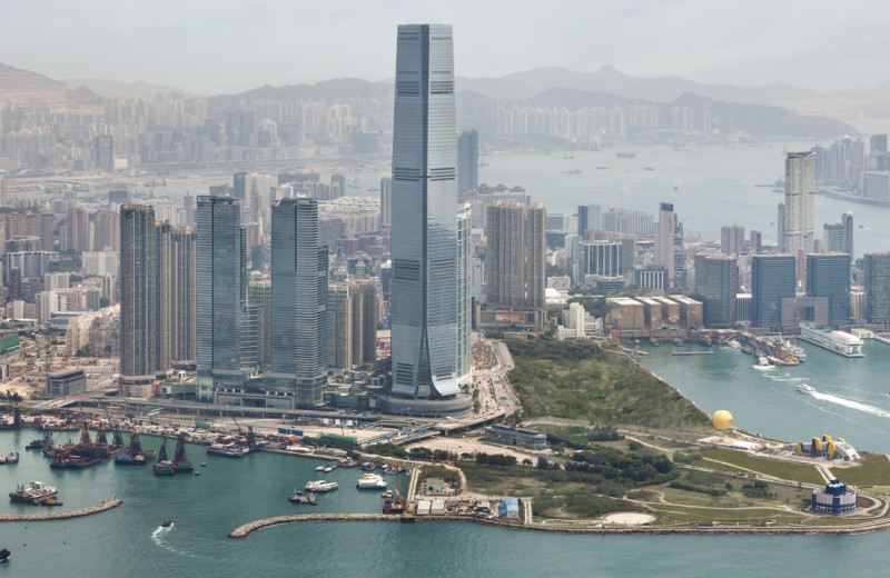 Exterior view of Ritz-Carlton Hong Kong.