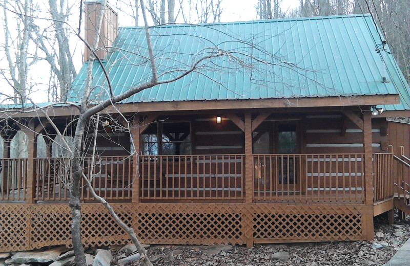 Cabin Exterior at A Smoky Getaways