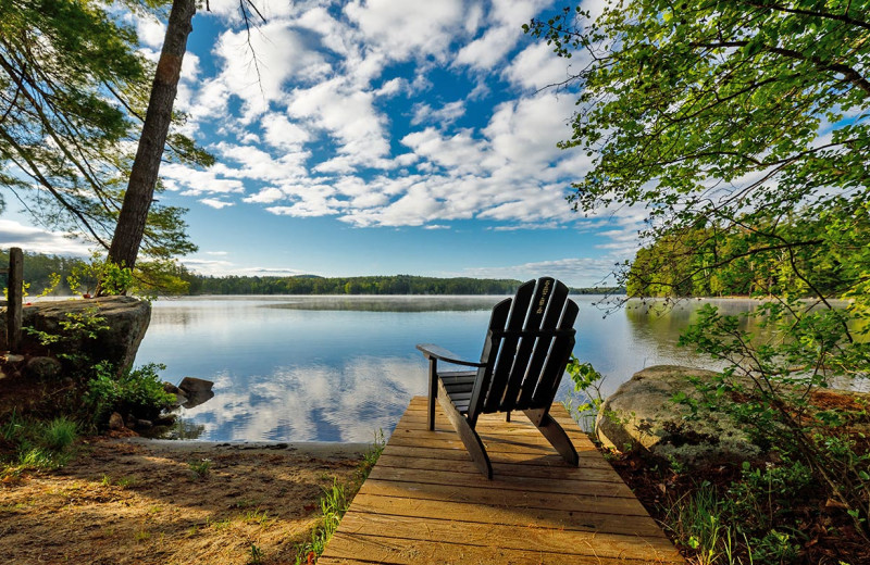 Lake view at Friends Lake Inn.