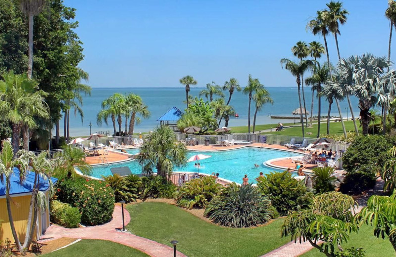 Outdoor pool at Magnuson Hotel Marina Cove.