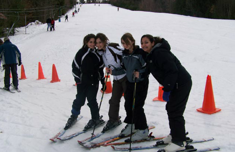 Skiing at Ridin-Hy Ranch Resort.