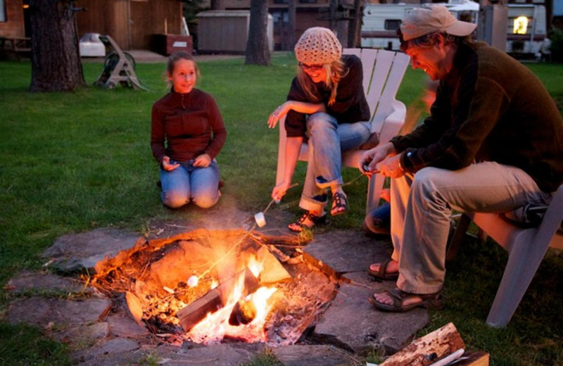 Campfire at Cold Springs Resort.