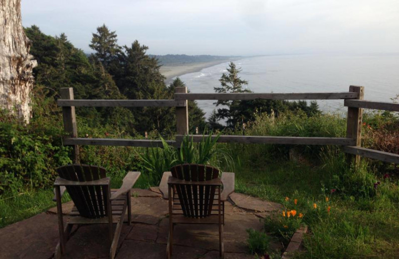 Relaxing at Redwood Coast Vacation Rentals.