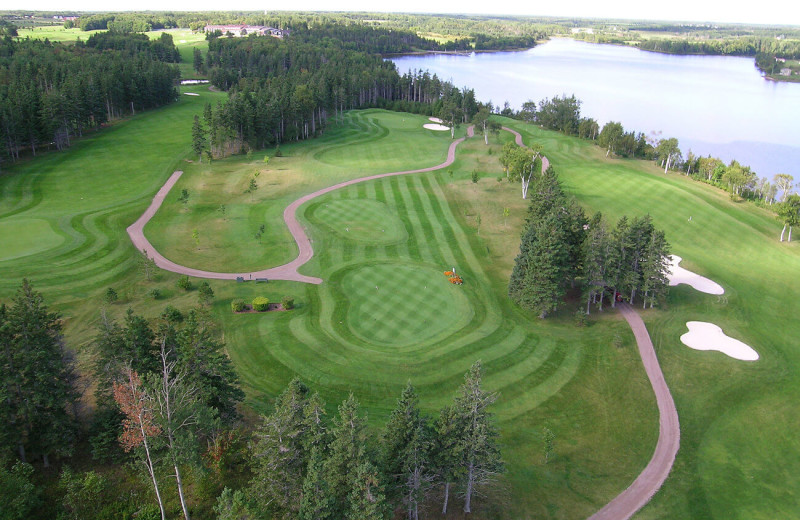 Golf course at Rodd Mill River Resort.