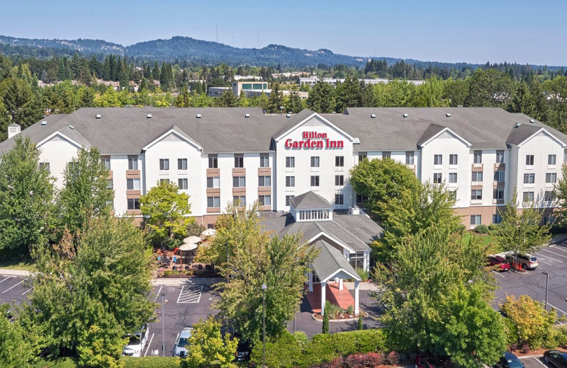 Exterior view of Hilton Garden Inn Portland/Beaverton.
