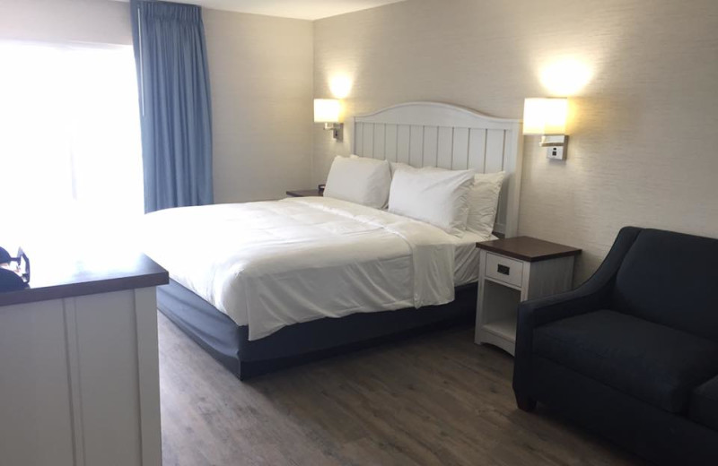 Guest room at Baywatch Resort.