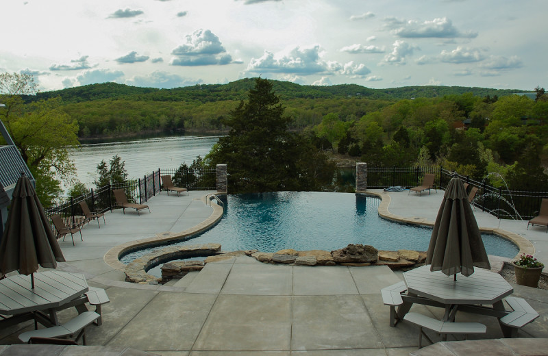 Outdoor pool at Alpine Lodge Resort.