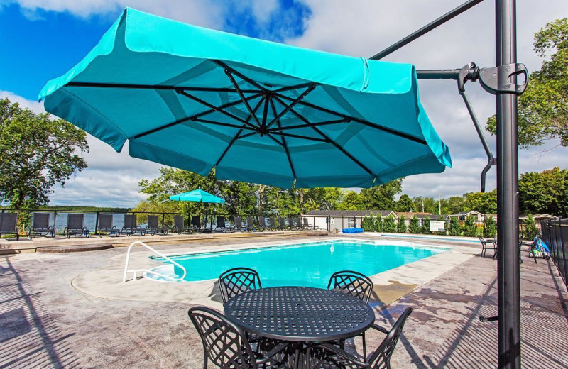 Pool at Great Blue Resorts- Woodland Estate Resort.