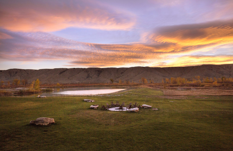 Sunset at Castle Valley Outdoors.