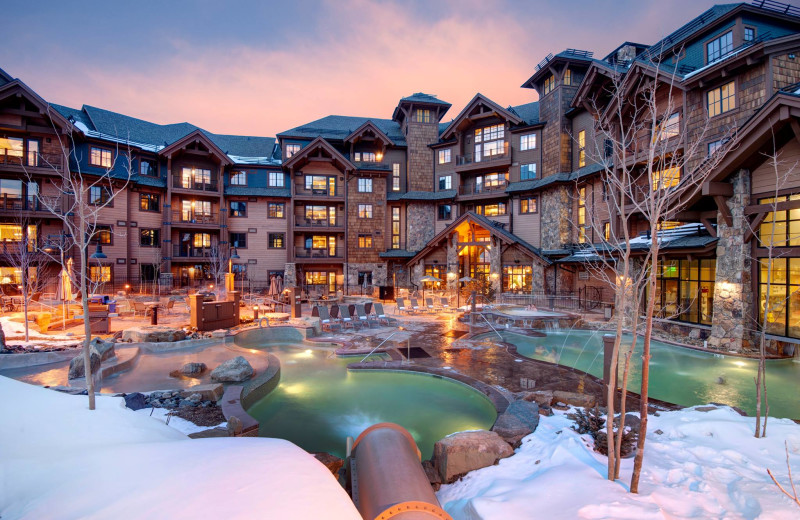 Outdoor pool at Grand Lodge on Peak 7.