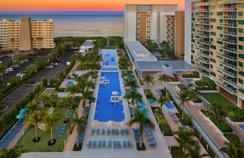 Exterior view of Marriott's Crystal Shores.