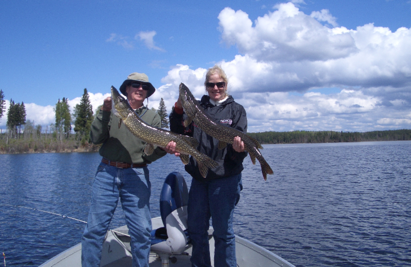 Fishing at Sandy Beach Lodge.