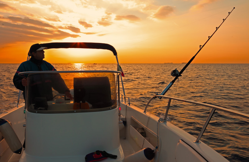 Fishing at Ocean Walk Hotel.