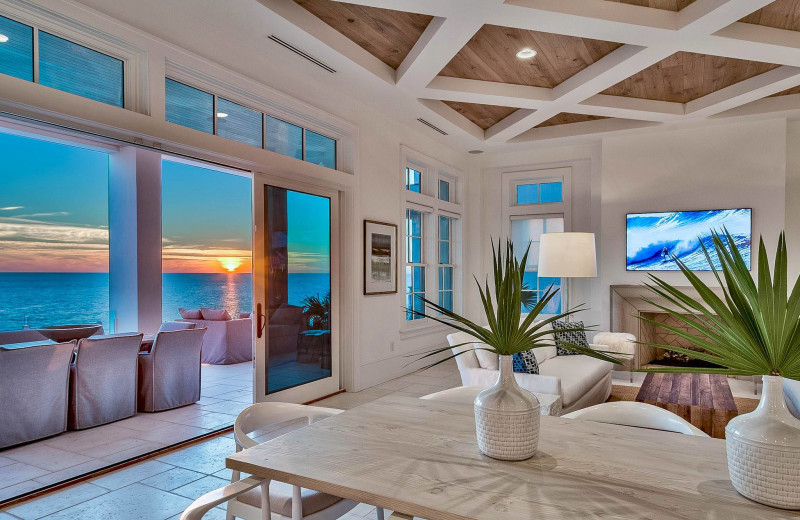 Rental living room at 30A Luxury Vacations.