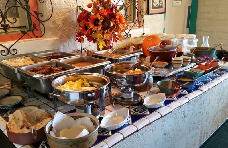 Buffet at Circle Z Ranch.