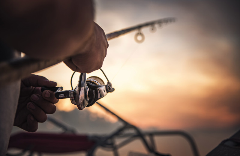 Fishing at Green Valley Resort.