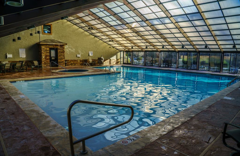 Indoor pool at Foscoe Rentals.