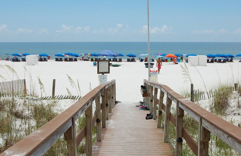 Beach view at Anchor Vacations, Inc.