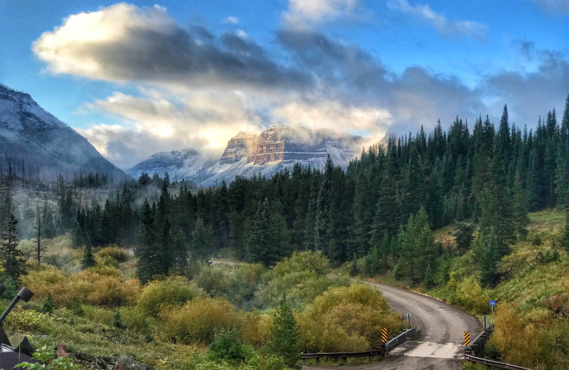 Mountain view at Trappers Lake Lodge & Resort.