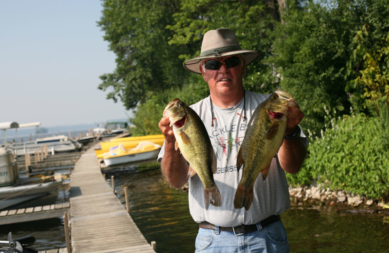 Fishing at Southview Cottages Resort.