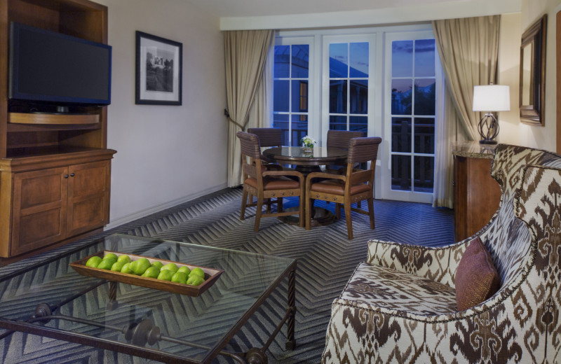 Guest room at Hyatt Regency Hill Country Resort and Spa.