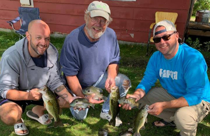 Fishing at Whispering Waters Resort.