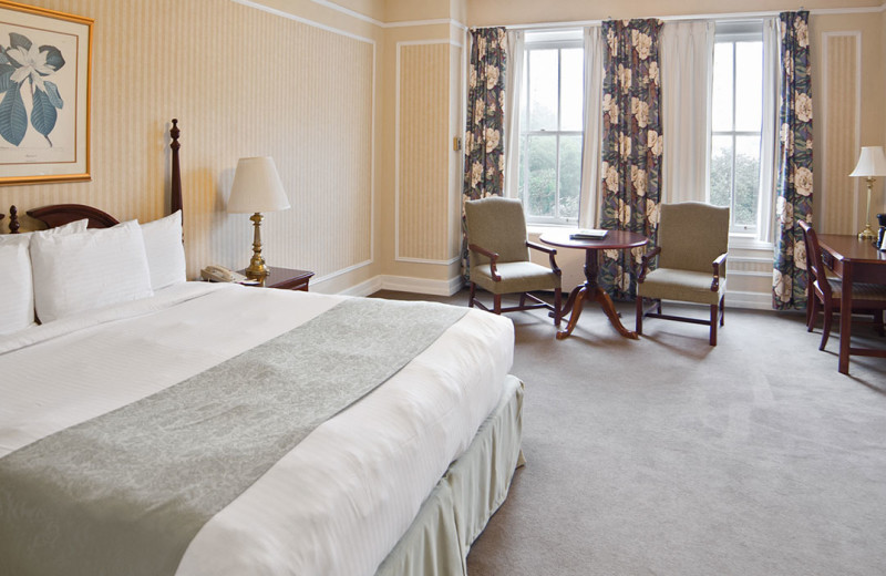 Guest room at Arlington Resort Hotel and Spa.