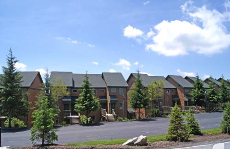 Vacation rental exterior view at Snowshoe Properties Management.